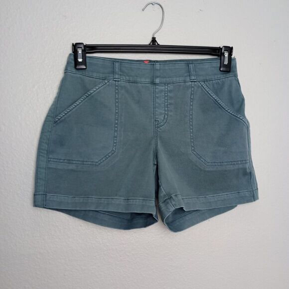 Spanx Pants - SPANX Shorts Womens Gray Sunshine Pull On 4 Way Stretch Small